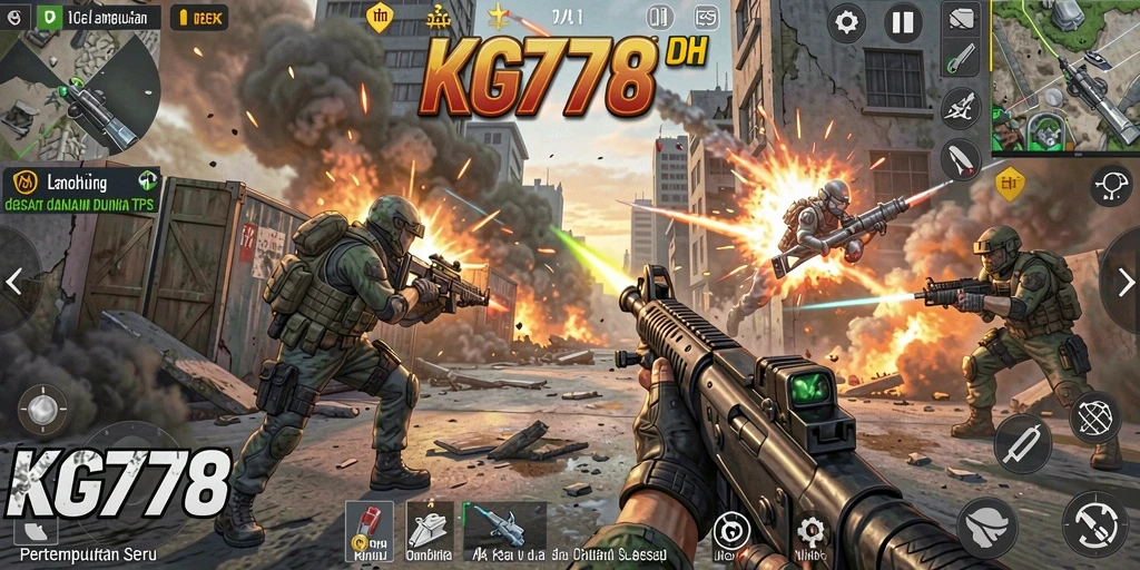 Menampilkan aksi menarik dari gameplay TPS di KG778.