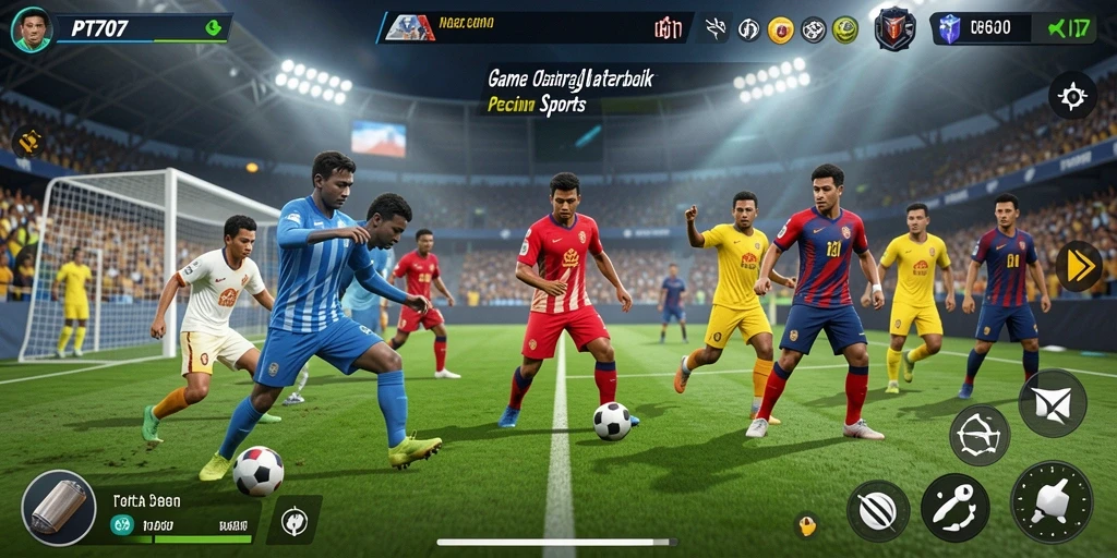 Tampilan gameplay PT707 yang menakjubkan dengan aksi penuh energi.