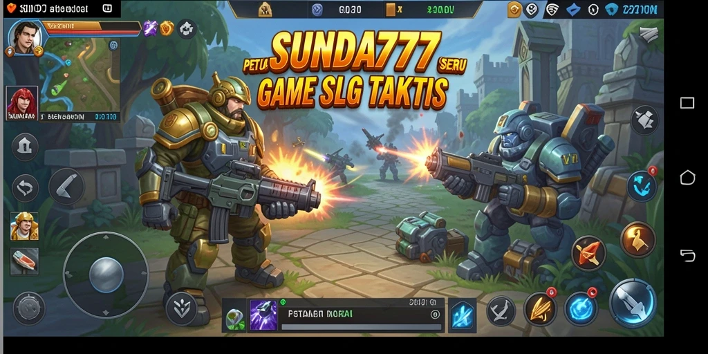 Screenshot SUNDA777 menampilkan aksi strategis dalam gameplay SLG.